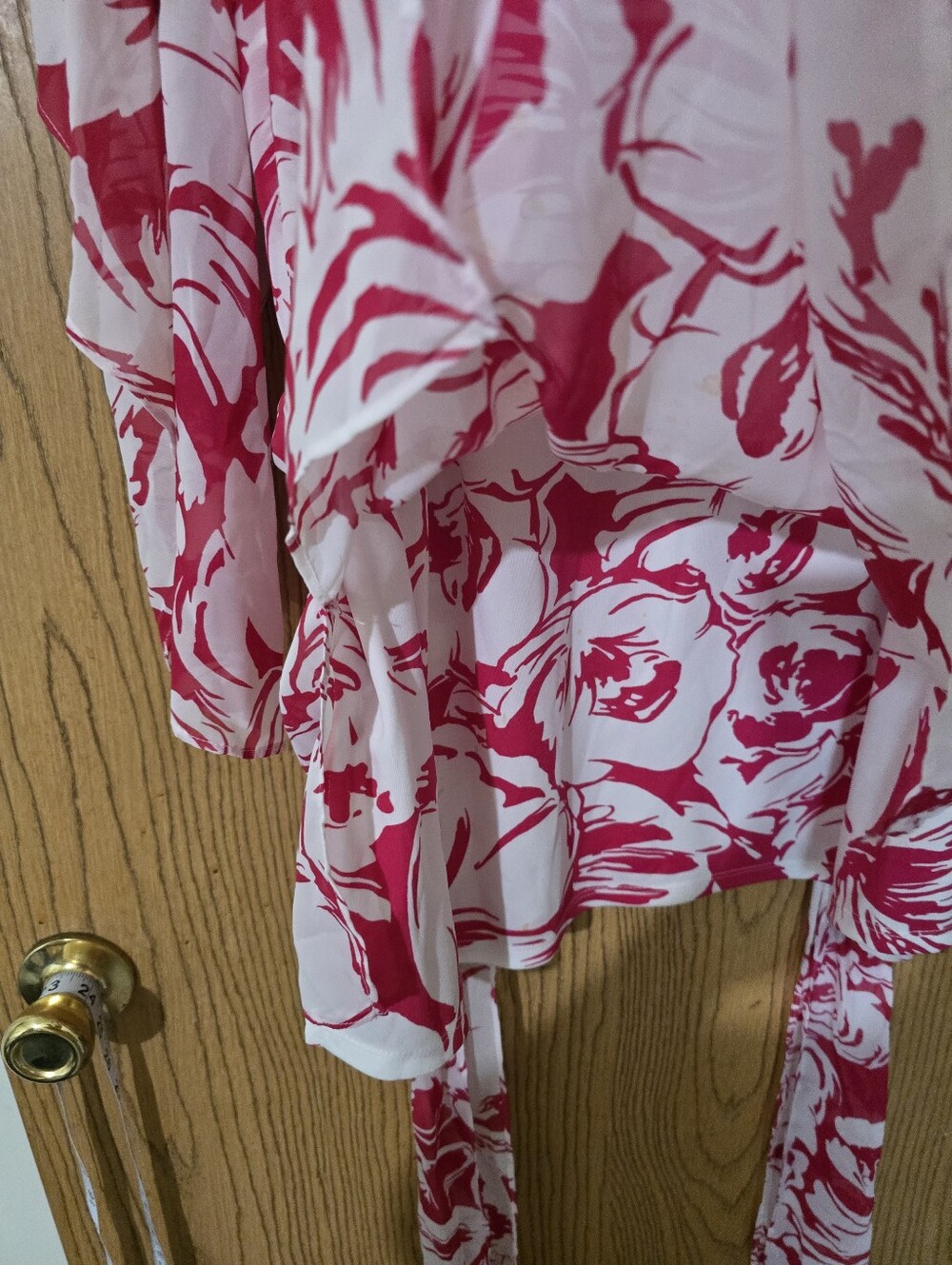 Dana Kay Pink Floral Tie-Front Tunic - Picture 5 of 6
